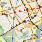Потяги лондонського метро на карті в режимі реального часу